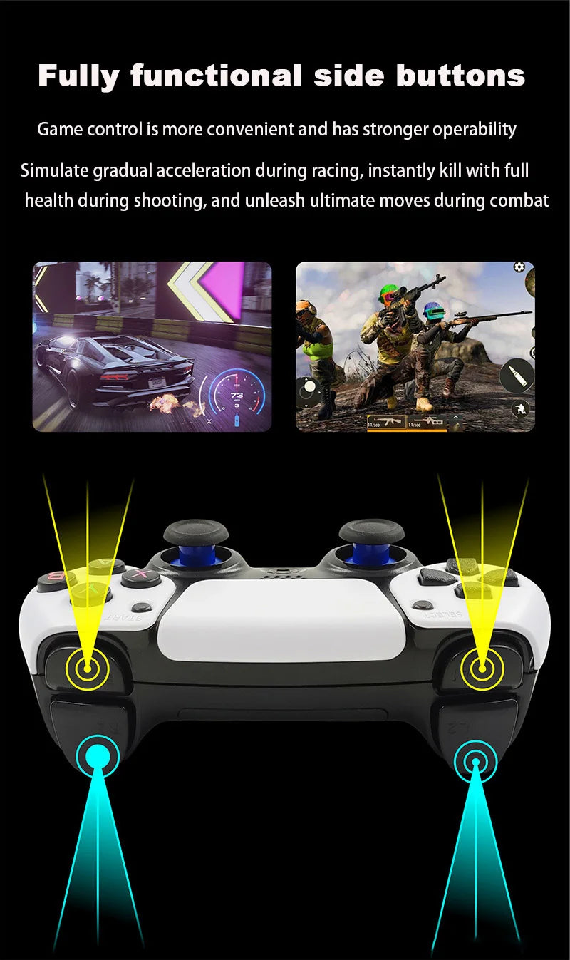 New 4K TV Game Stick M15 ultra 64G 128G Handheld Game Player 2.4G Dual Wireless Controller 50000+ Games Family Game Player